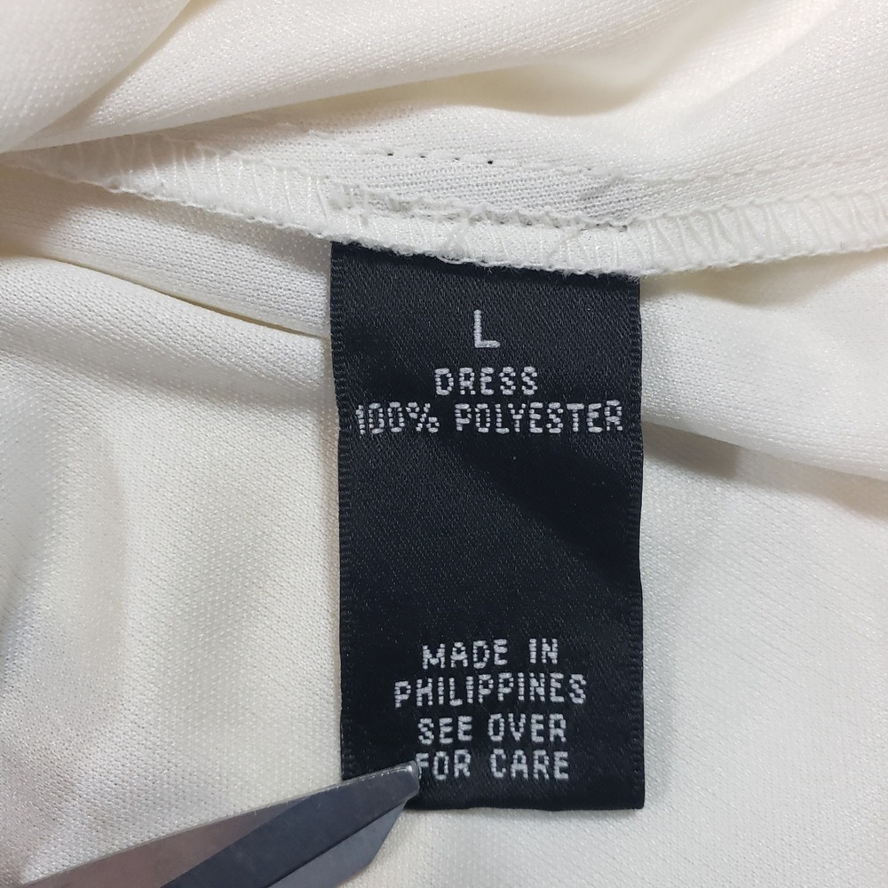 Byline Ever‎ California Halter Dress Floral Sheer Overlay Party Cocktail L - Picture 3 of 5